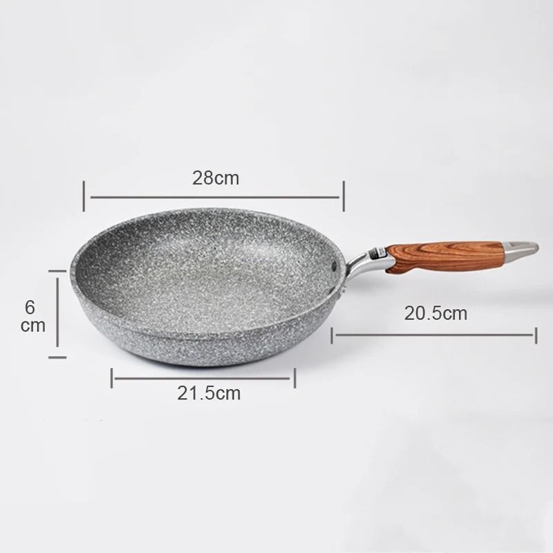 Durable Nonstick Stone Wok Pan With Ceramic Coating For Everyday Cooking 9