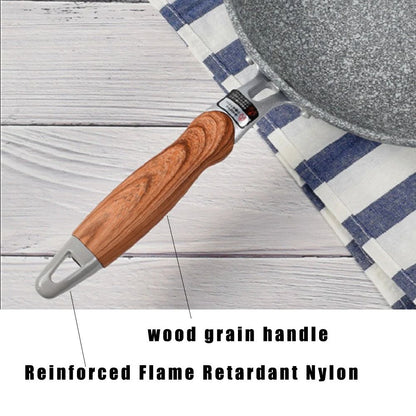 Durable Nonstick Stone Wok Pan With Ceramic Coating For Everyday Cooking 4