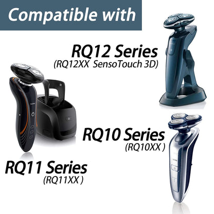 RQ12 Replacement Shaver Head, Compatible with Philips Norelco SensoTouch 3D 1200, RQ10, RQ11 Series ( RQ1250, RQ1260 )