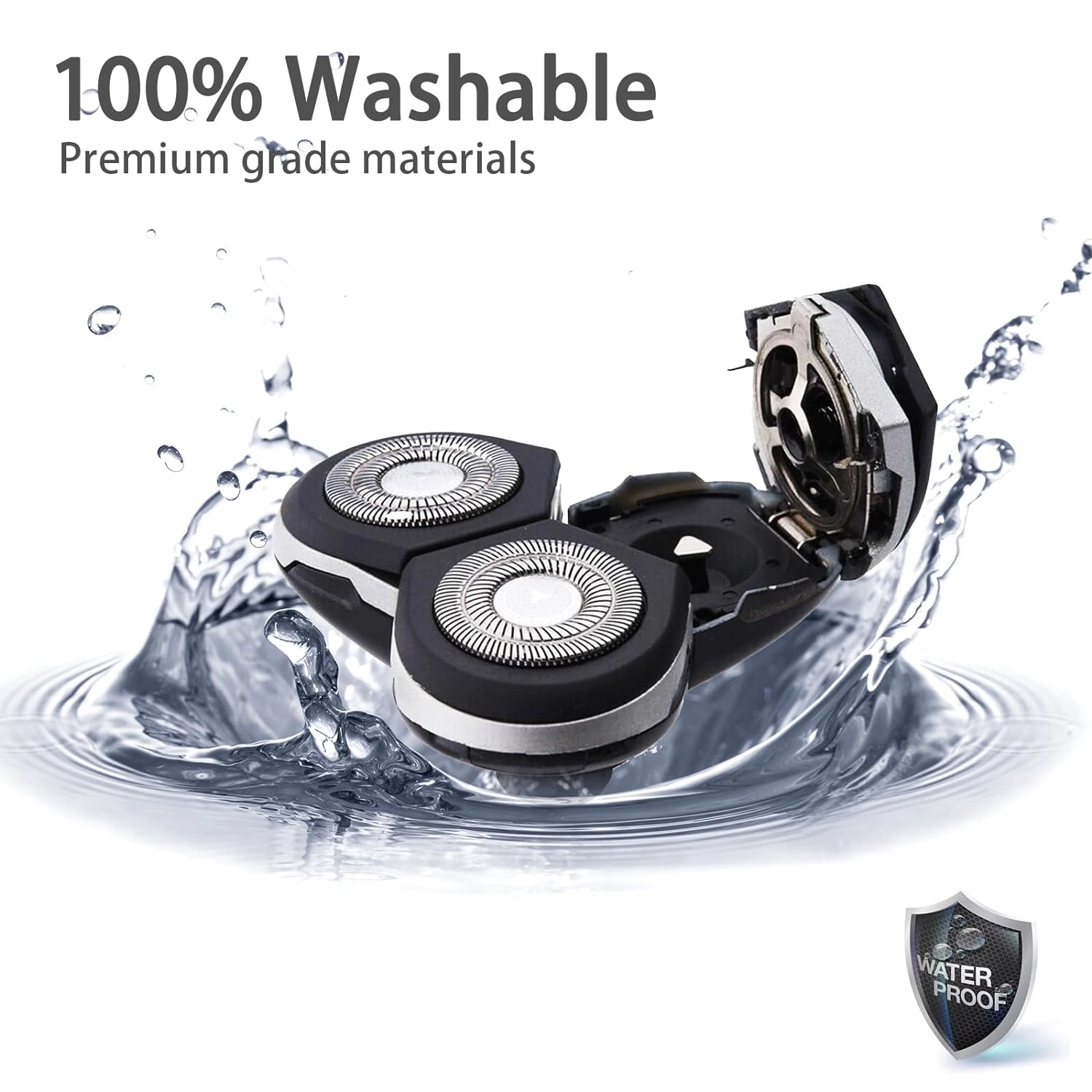 RQ12 Replacement Shaver Head, Compatible with Philips Norelco SensoTouch 3D 1200, RQ10, RQ11 Series ( RQ1250, RQ1260 )