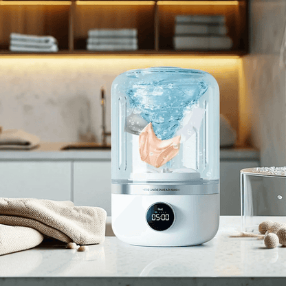 Portable Cordless Mini Washing Machine USB Rechargeable Travel Laundry Washer 2