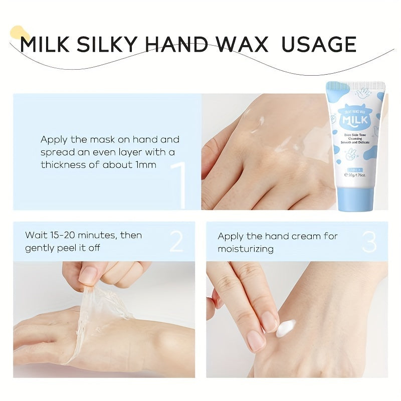 7PCS Milk Skin Care Set for Moisturizing Hydration, Facial Cleanser, Body Scrub, Hand Wax, Eye Cream, Sunscreen, Beauty