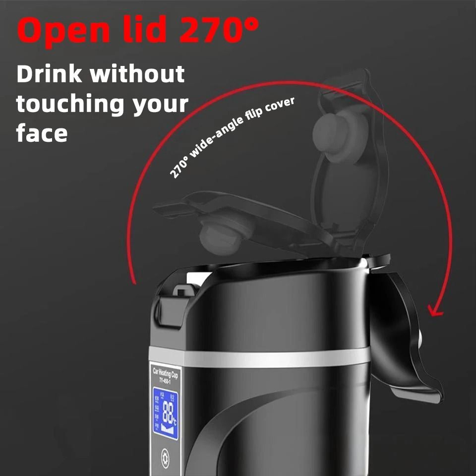 Smart Travel Thermos Cup With Adjustable Temperature 2