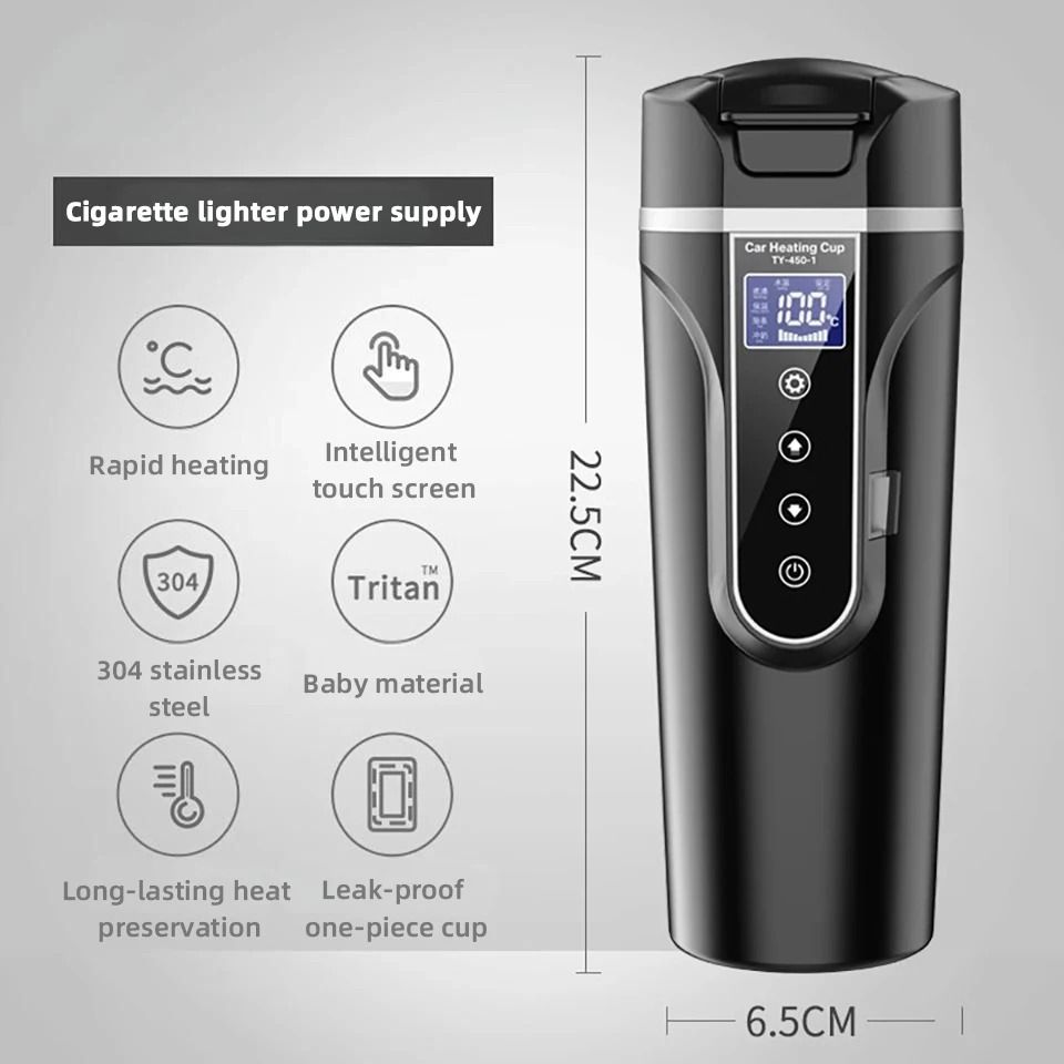 Smart Travel Thermos Cup With Adjustable Temperature 4