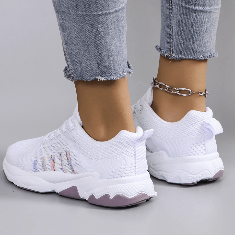 Womens Breathable Lightweight Sports Shoes Casual NonSlip Sneakers 1
