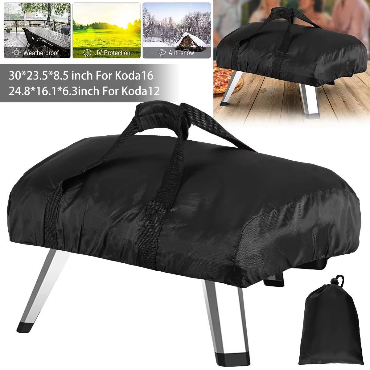 ThermoShield 420D Pizza Oven Cover  Weatherproof Ooni Koda Protection 1
