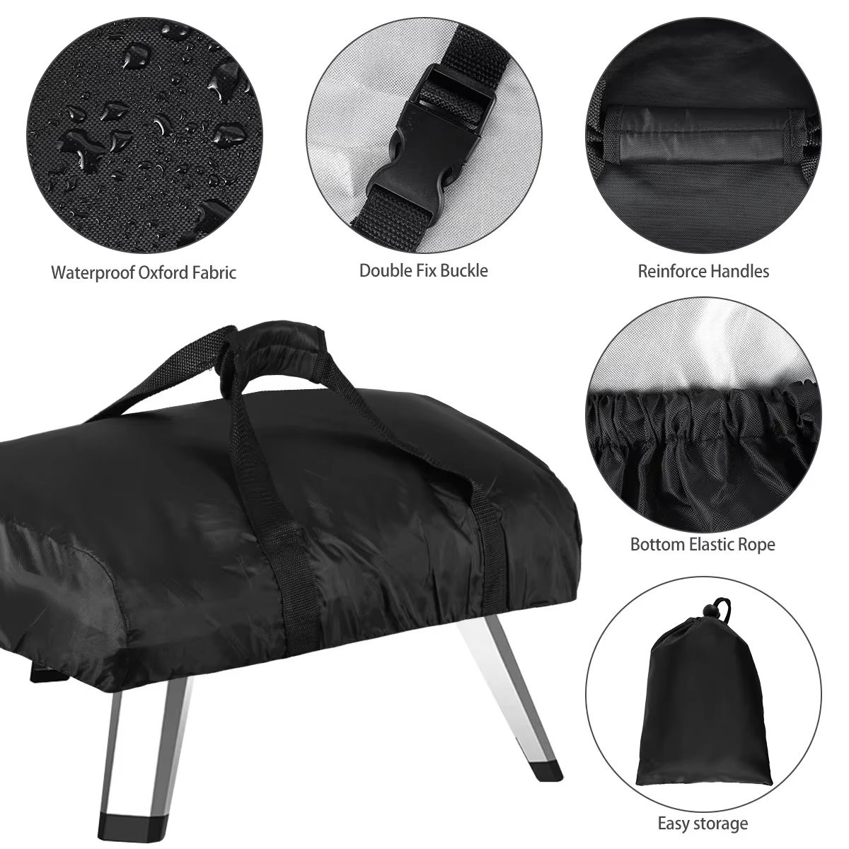 ThermoShield 420D Pizza Oven Cover  Weatherproof Ooni Koda Protection 3
