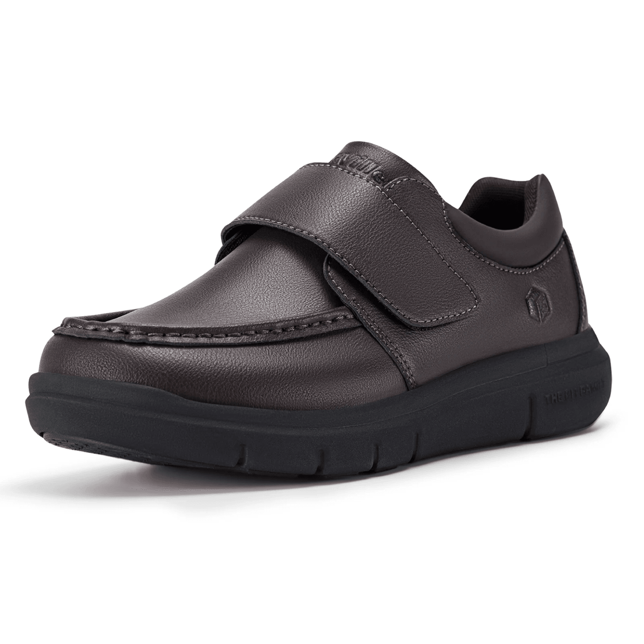 Wide Fit Mens Leather Walking Shoes Comfortable Oxford Style Business Wear 2