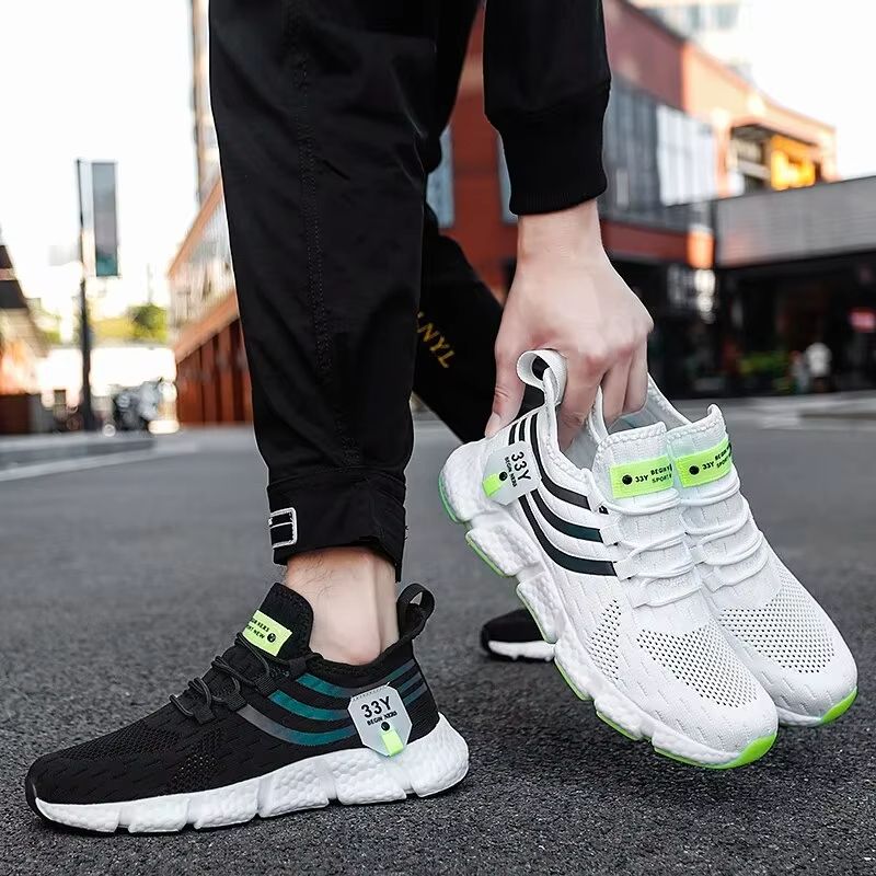 Mens Breathable Lightweight Running Shoes  Casual Sport Sneakers For Walking Jogging  Outdoor Train 3
