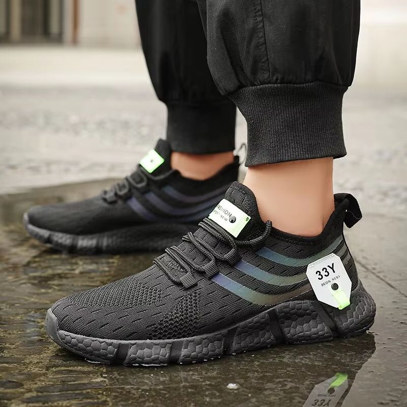 Mens Breathable Lightweight Running Shoes  Casual Sport Sneakers For Walking Jogging  Outdoor Train 4