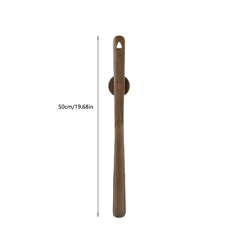 Premium Wooden Long Handle Magnetic Shoehorn 6