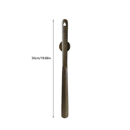 Premium Wooden Long Handle Magnetic Shoehorn 9
