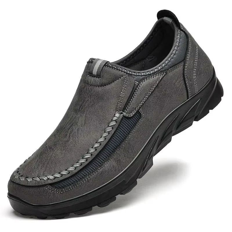 AirEase Handmade SlipOn Loafers  Mens Breathable Retro Casual Shoes 9