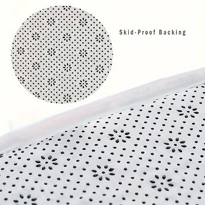 Thick Flannel Absorbent Bathroom Floor Mat 4