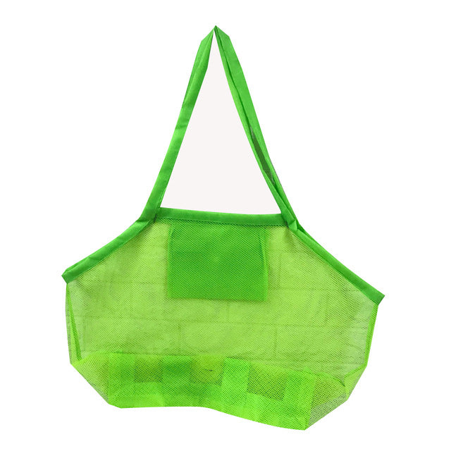 Outdoor Beach Mesh Bag Children Sand Away Foldable Protable Kids Beach Toys Bag Clothes Toy Storage 9