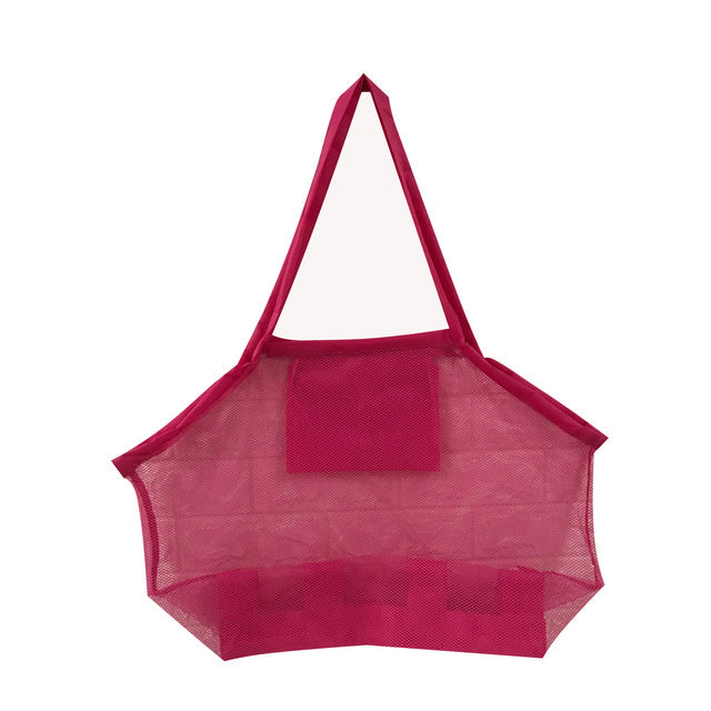 Outdoor Beach Mesh Bag Children Sand Away Foldable Protable Kids Beach Toys Bag Clothes Toy Storage 11
