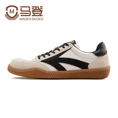 Maden Retro German Trainers  Unisex Classic White Patchwork Sneakers For Everyday Style 6