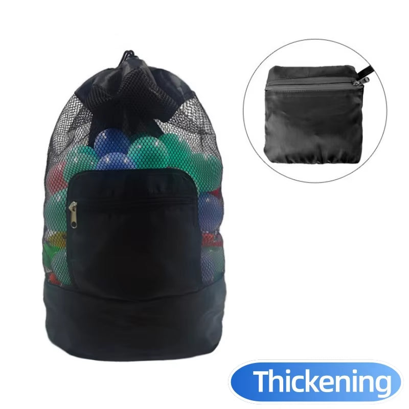 Large Capacity Beach Toy Mesh Bag, Outdoor Swimming Clothing Storage Bag, Travel Shoulder Handheld Storage Organizer
