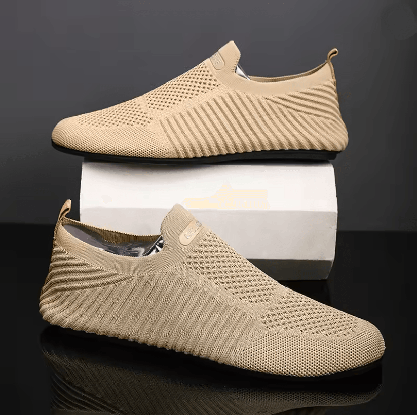 Mens Slip On Loafers Breathable Casual Walking Shoes With Soft Sole 4