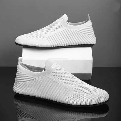 Mens Slip On Loafers Breathable Casual Walking Shoes With Soft Sole 5