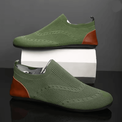 Mens Slip On Loafers Breathable Casual Walking Shoes With Soft Sole 8