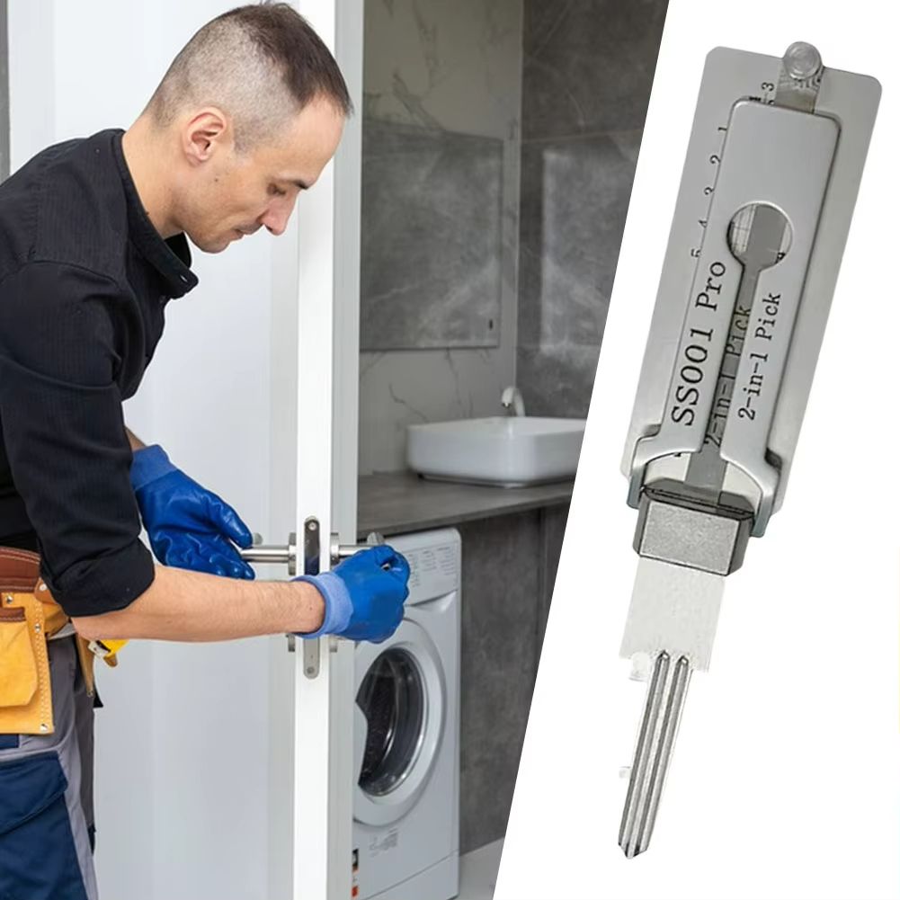 ProDecode 2in1 Stainless Steel Key Decoder  Hook Tool 3