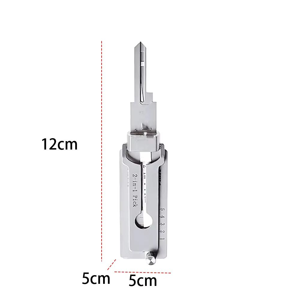 ProDecode 2in1 Stainless Steel Key Decoder  Hook Tool 6