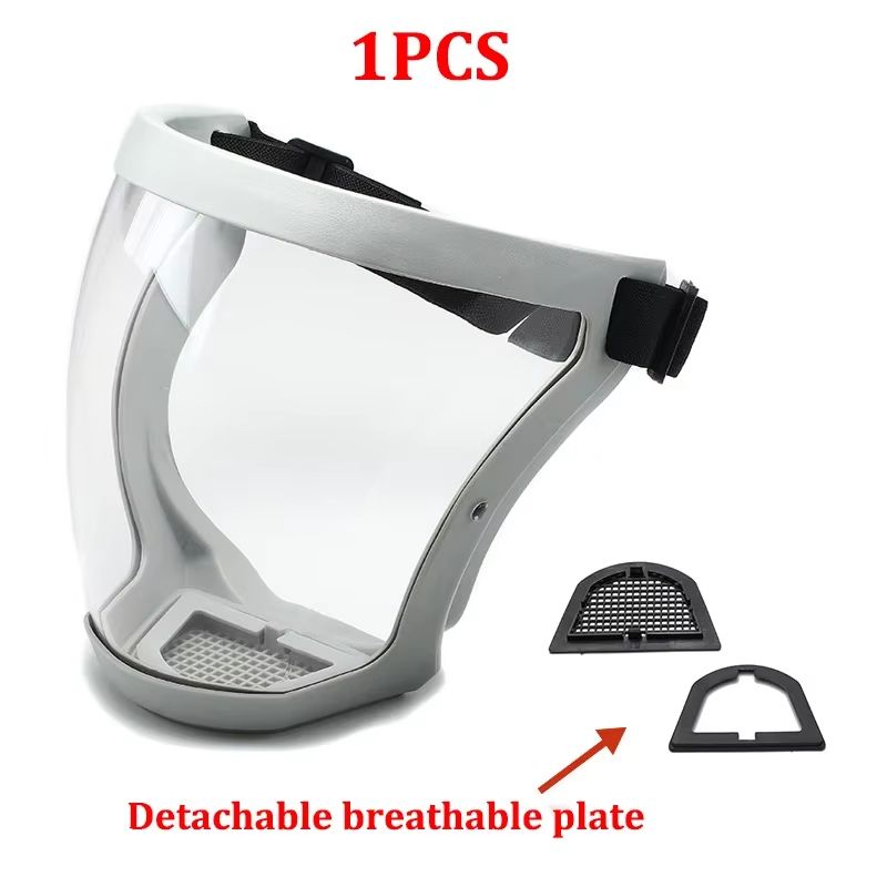 Transparent Splashproof Face Shield  Protective Safety Mask For Work Outdoor And Daily Use 9