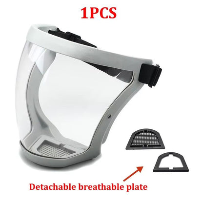 Transparent Splashproof Face Shield  Protective Safety Mask For Work Outdoor And Daily Use 9
