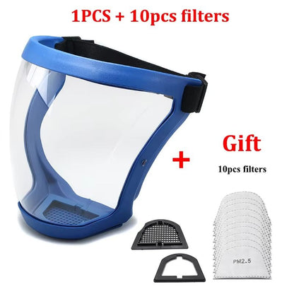 Transparent Splashproof Face Shield  Protective Safety Mask For Work Outdoor And Daily Use 7
