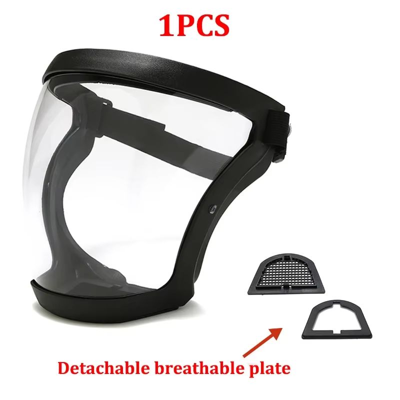 Transparent Splashproof Face Shield  Protective Safety Mask For Work Outdoor And Daily Use 8