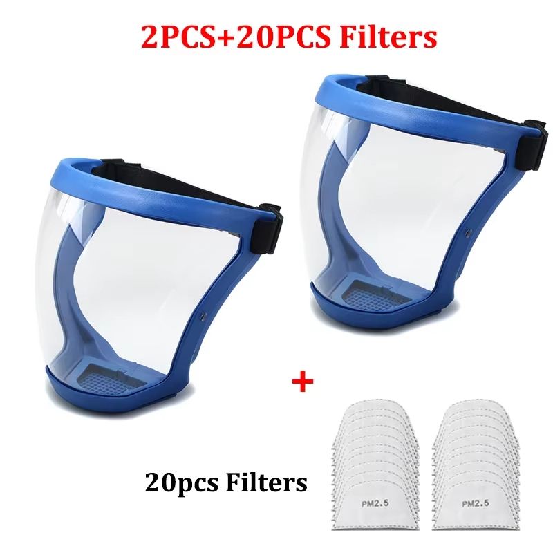 Transparent Splashproof Face Shield  Protective Safety Mask For Work Outdoor And Daily Use 11