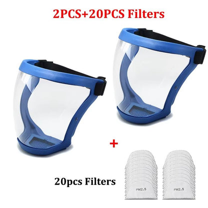 Transparent Splashproof Face Shield  Protective Safety Mask For Work Outdoor And Daily Use 11