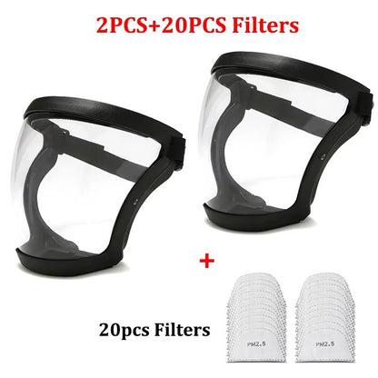 Transparent Splashproof Face Shield  Protective Safety Mask For Work Outdoor And Daily Use 12