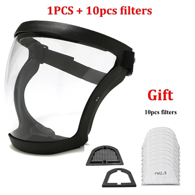 Transparent Splashproof Face Shield  Protective Safety Mask For Work Outdoor And Daily Use 13