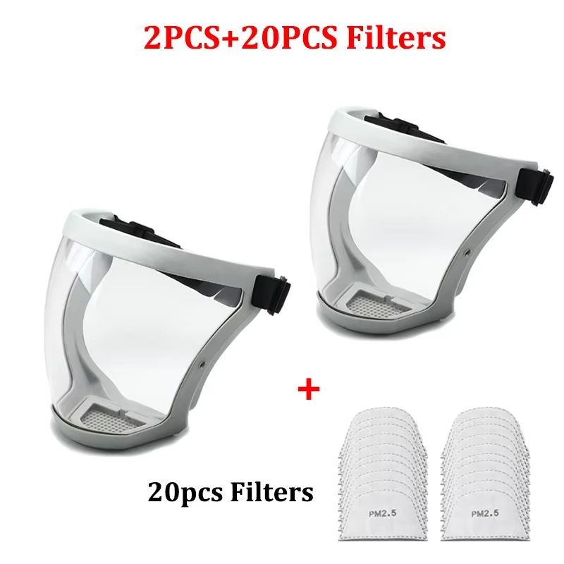 Transparent Splashproof Face Shield  Protective Safety Mask For Work Outdoor And Daily Use 15