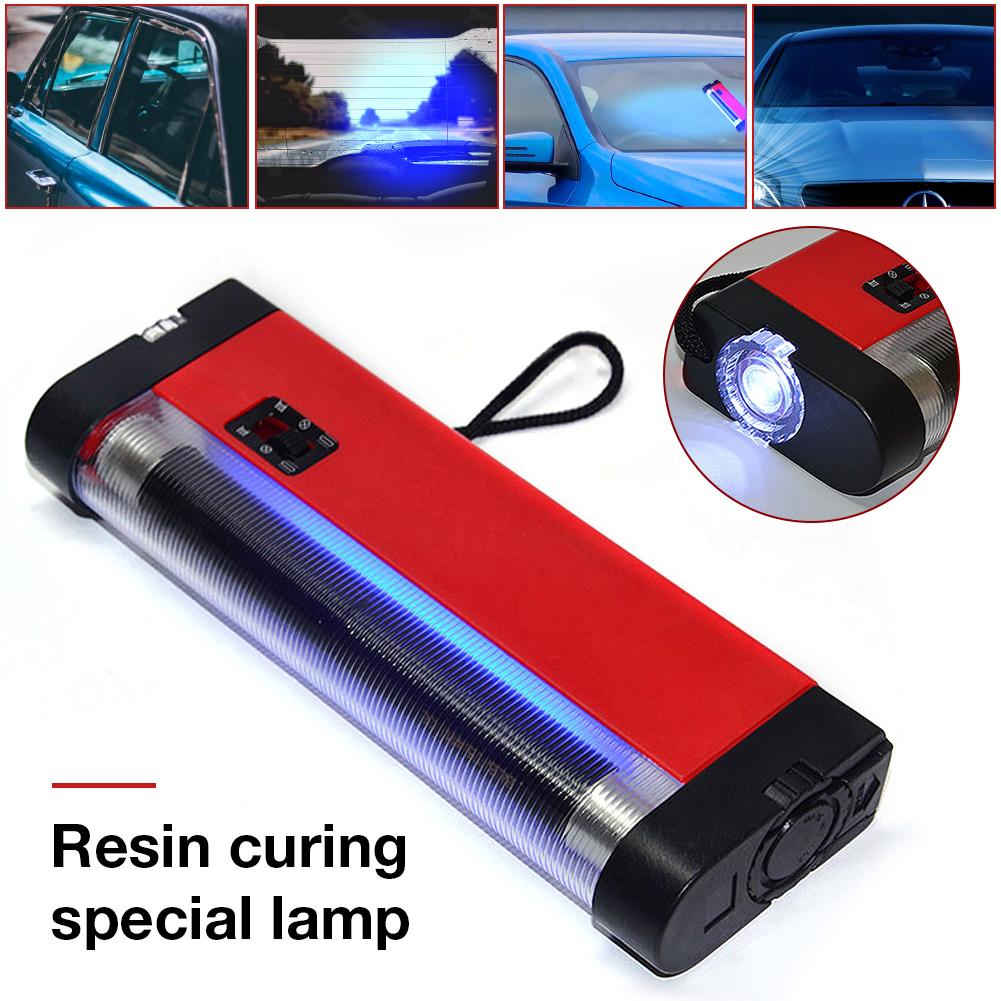 DIY Windshield Repair Kit With UV Curing Light Fast Cure Resin Glue Tool For Fixing Car Front Winds 1