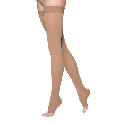 Medical Compression Socks Men Thigh High Relief For Varicose Veins Nurse Duty Long Hiking Air Trave 6