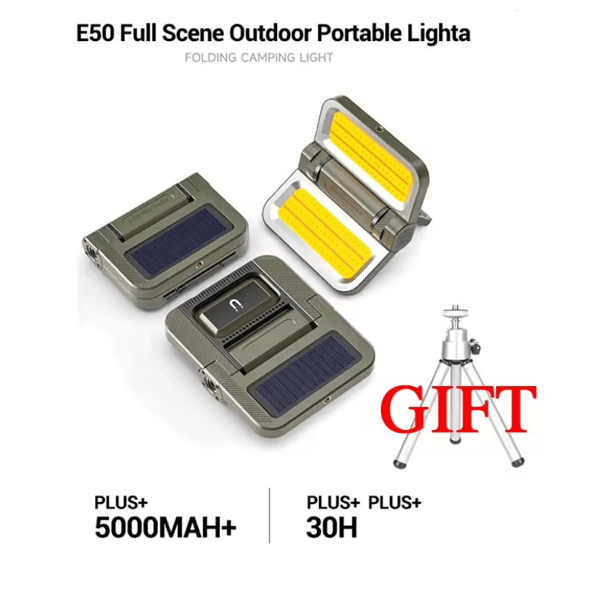 Portable LED Camping Lantern 2000LM Waterproof Tent Light With Power Bank 4