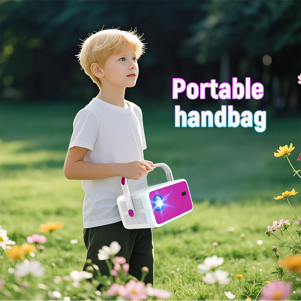 Velec AOSP Portable Projector ANSI Android Full HD LCD Auto Keystone Correction Outdoor  Home Theat