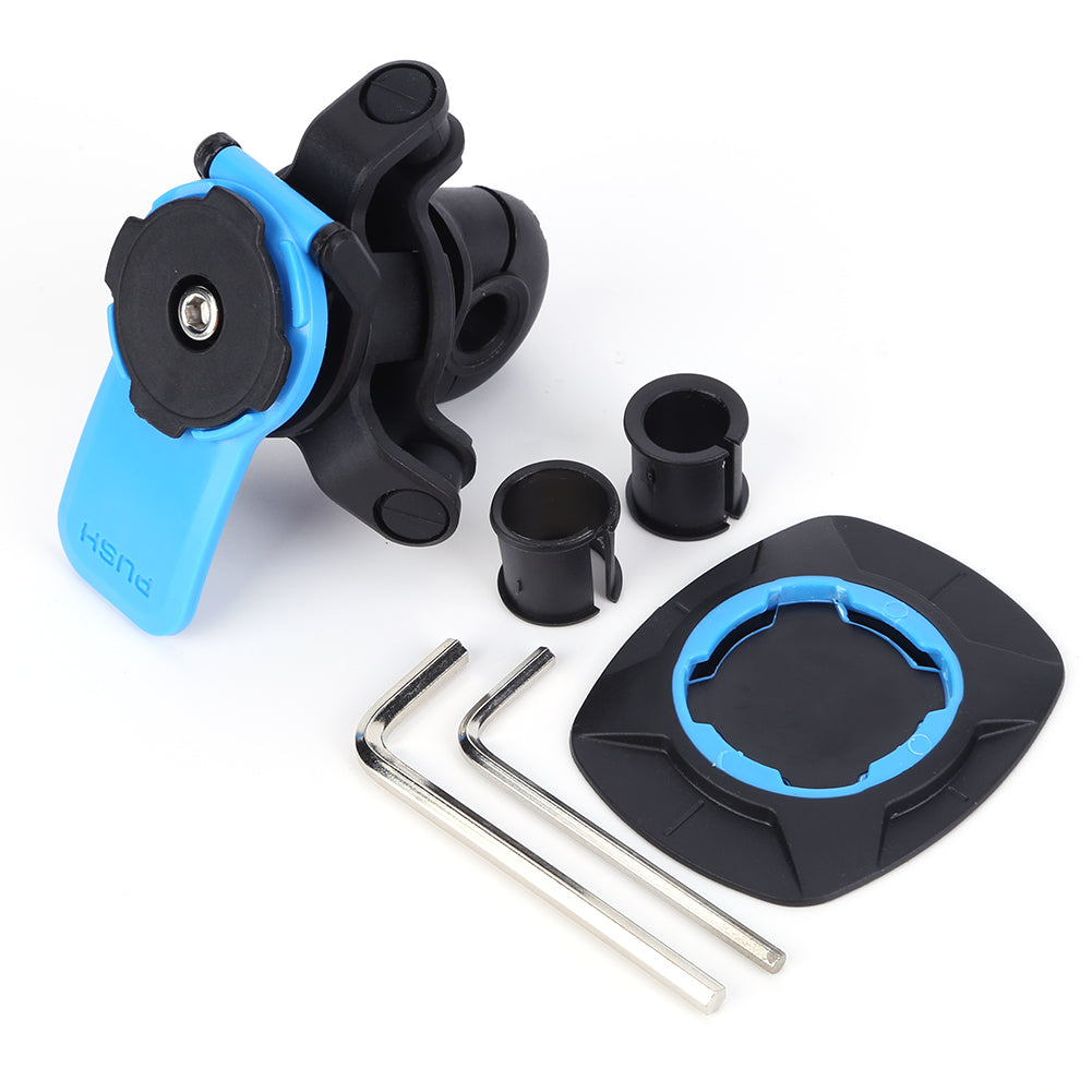 Universal Motorcycle Bike Phone Holder with Shock Absorber, 360° Rotatable MTB Handlebar Phone Stand for GPS Navigation