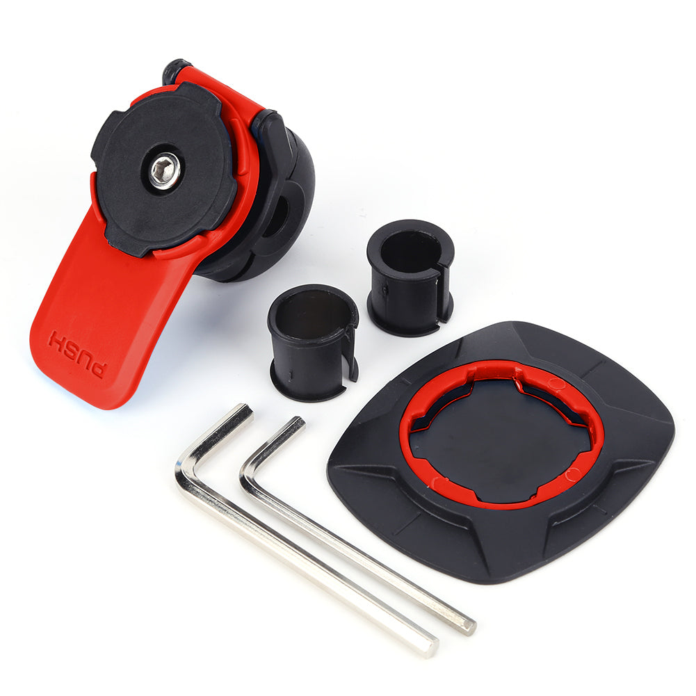 Universal Motorcycle Bike Phone Holder with Shock Absorber, 360° Rotatable MTB Handlebar Phone Stand for GPS Navigation