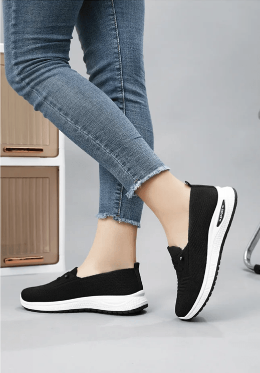 Womens Casual Mesh Sneakers Breathable Chunky Sole Walking Shoes 1