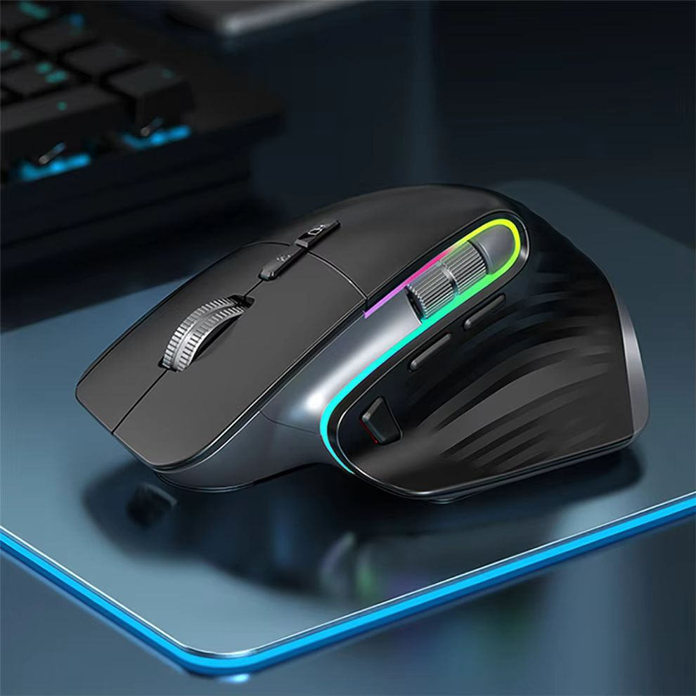 FluxCharge DualMode RGB Gaming Mouse  Bluetooth  24 G Rechargeable 5