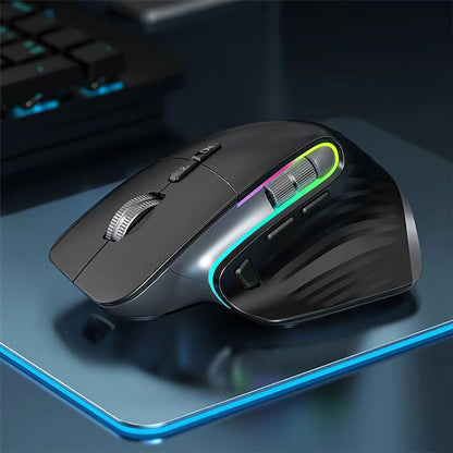 FluxCharge DualMode RGB Gaming Mouse  Bluetooth  24 G Rechargeable 5