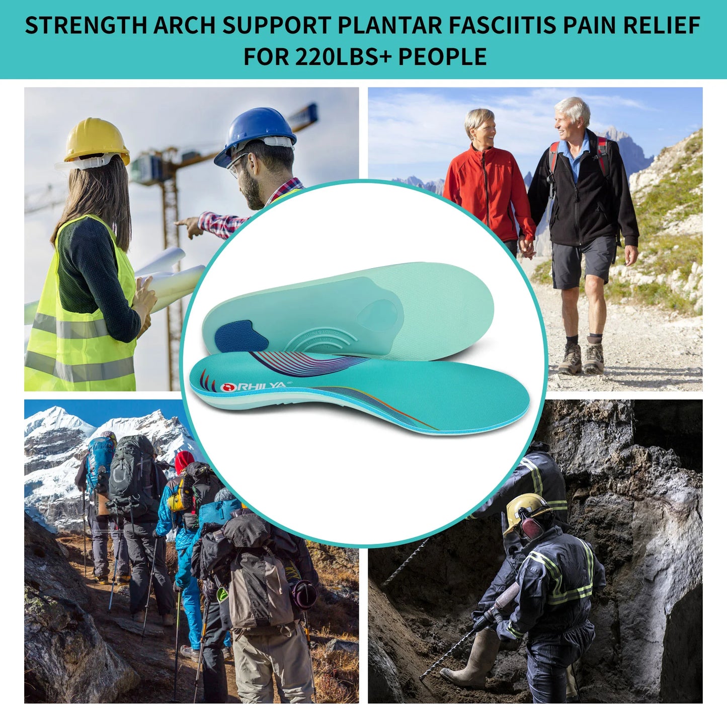 Orthopedic High Arch Support Sport Insole For Plantar Fasciitis  Flat Feet Men  Women Sneaker Ortho 1