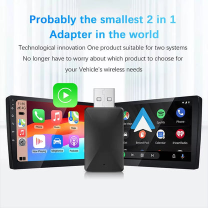 CarSync 2in1 PlugandPlay Wireless CarPlay  Android Auto Adapter 1