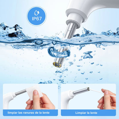 Wireless Otoscope Ear Camera  1080P HD WiFi Ear Scope With LED Lights For Kids  Adults 3
