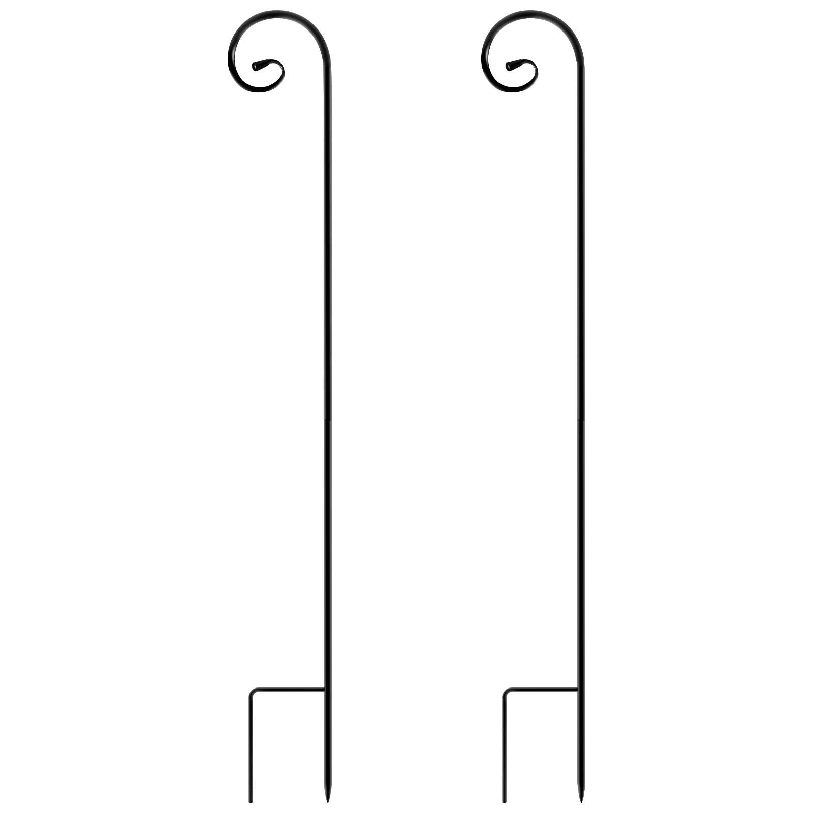Adjustable Double Shepherd Hooks For Outdoor Garden Decor 6
