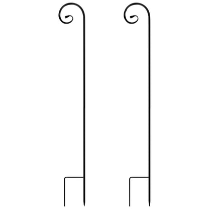 Adjustable Double Shepherd Hooks For Outdoor Garden Decor 6